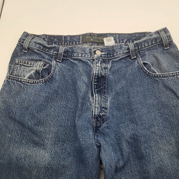 SILVERTAB LEVI'S Men's Jeans SZ 38x34 Y2K VINTAGE Baggy Fit *READ - Picture 3 of 11